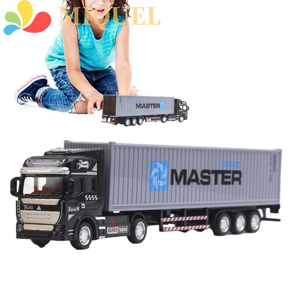 Bộ Đồ Chơi Xe Tải Vận Chuyển Bằng Nhựa Và Hợp Kim Độc Đáo Cho Bé