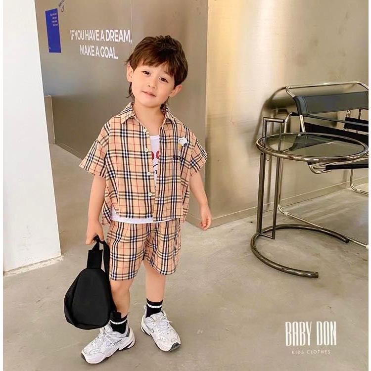 Set Sọc Mùa Hè Cho Bé Trai