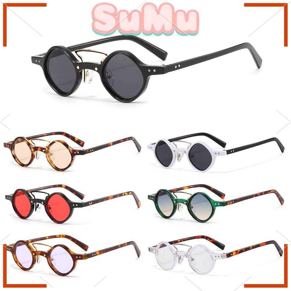 SUMU Kính Mát Gọng Tròn Nhỏ Chống Tia UV400 Thời Trang