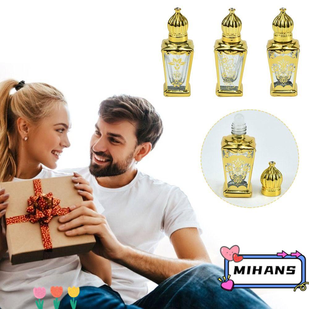 MIH Bộ 2 Lọ Rỗng 11Ml Đựng Vàng Có Con Lăn Tiện Dụng
