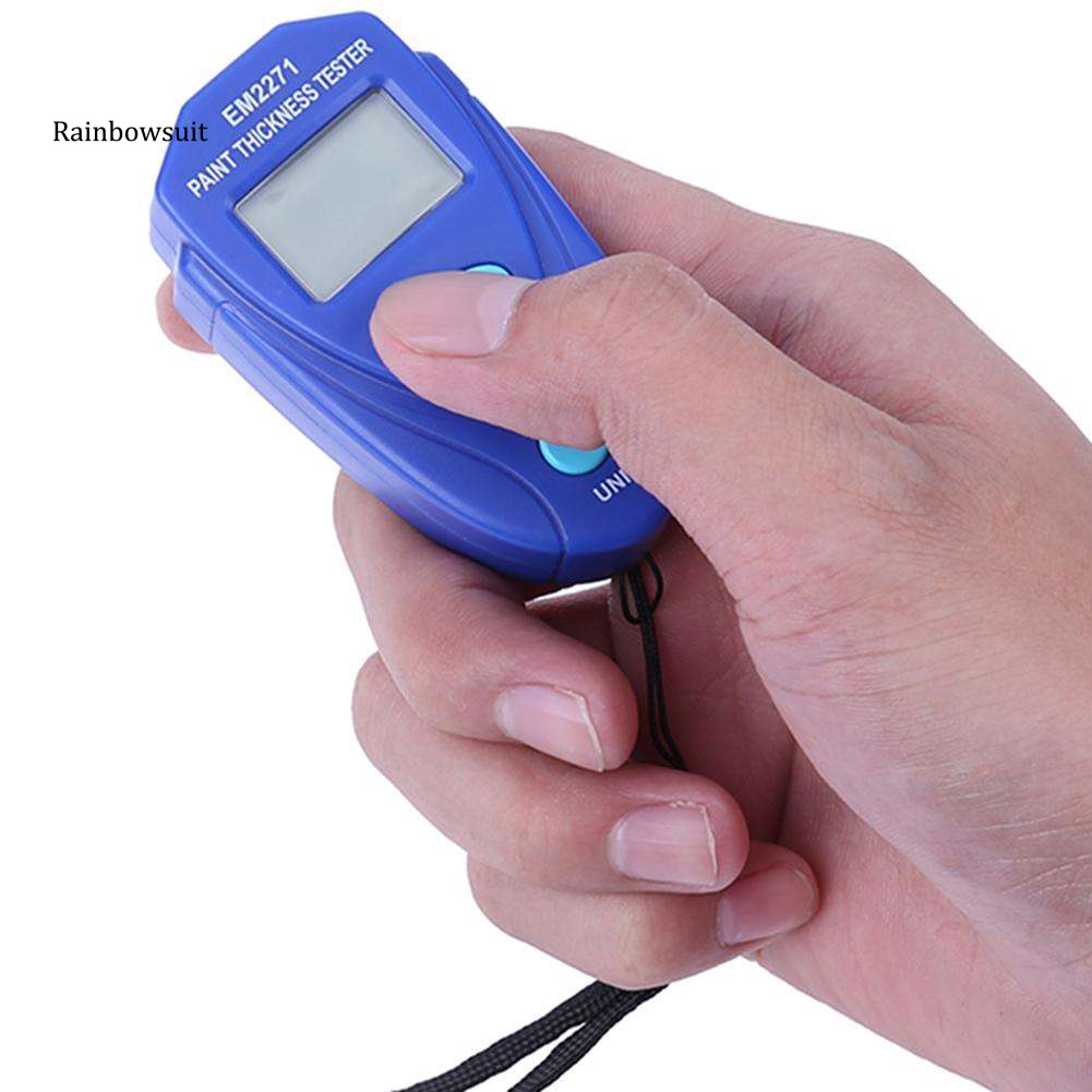 Máy Đo Độ Dày Sơn Kỹ Thuật Số Tự Động 0-2mm Cho Xe Hơi