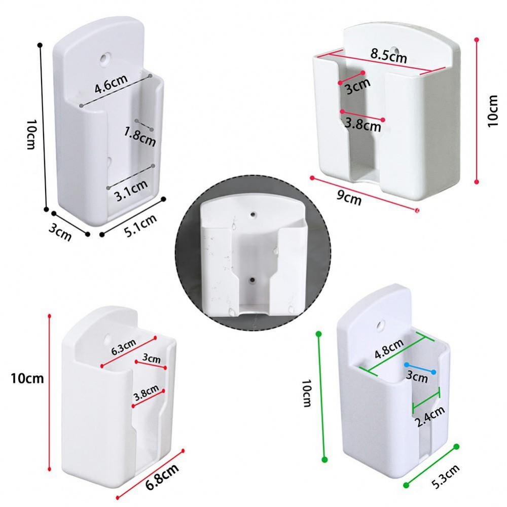 Giá Đỡ Điều Khiển Từ Xa Gắn Tường Màu Trắng Thông Dụng