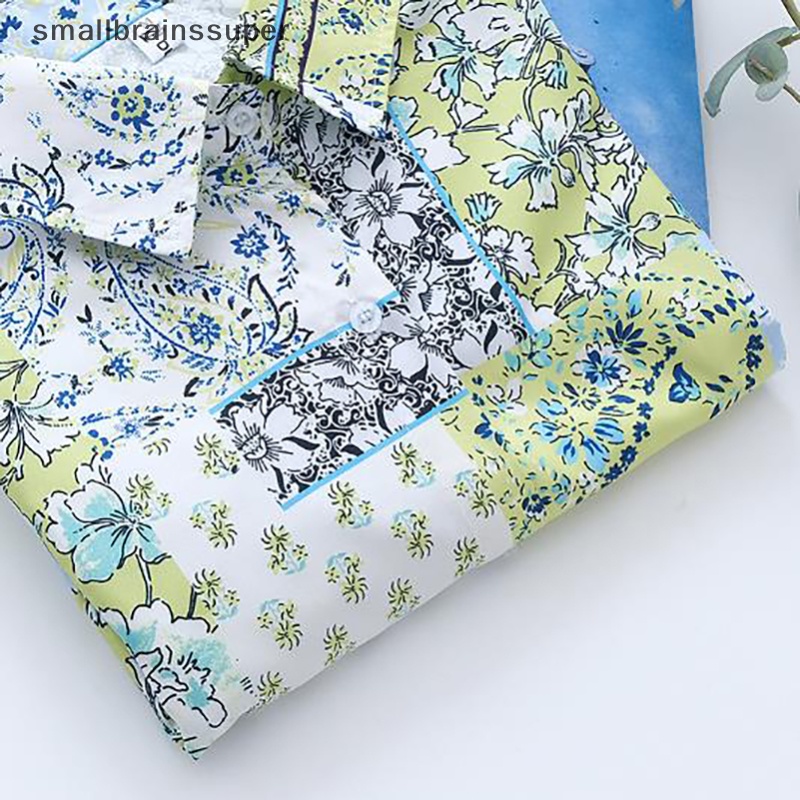 Áo Sơ Mi Dài Tay Dáng Rộng In Họa Tiết Hoa Thời Trang Mùa Hè Cho Nữ