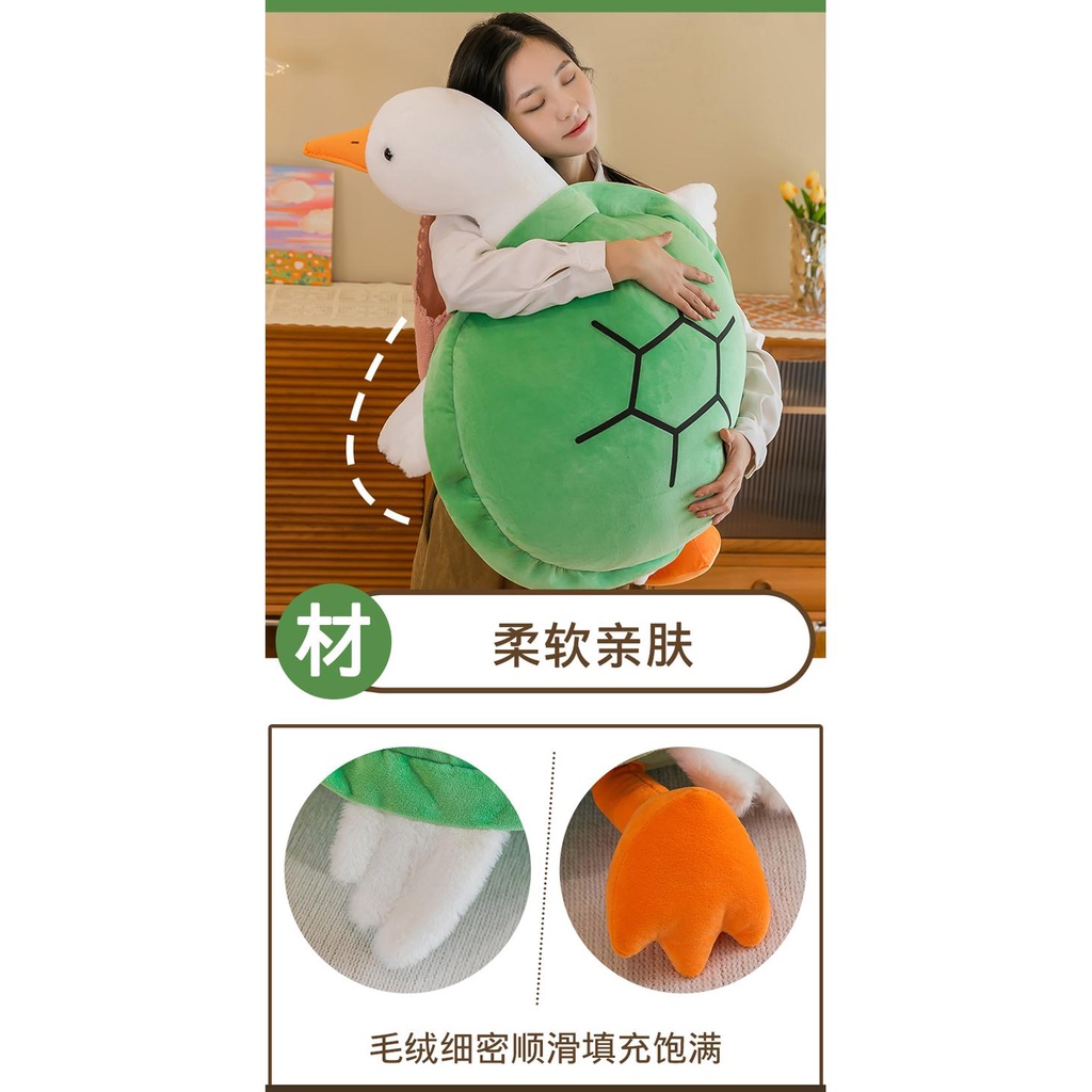 Gối Ôm Nhồi Bông Hình Rùa Cỡ Lớn Sáng Tạo