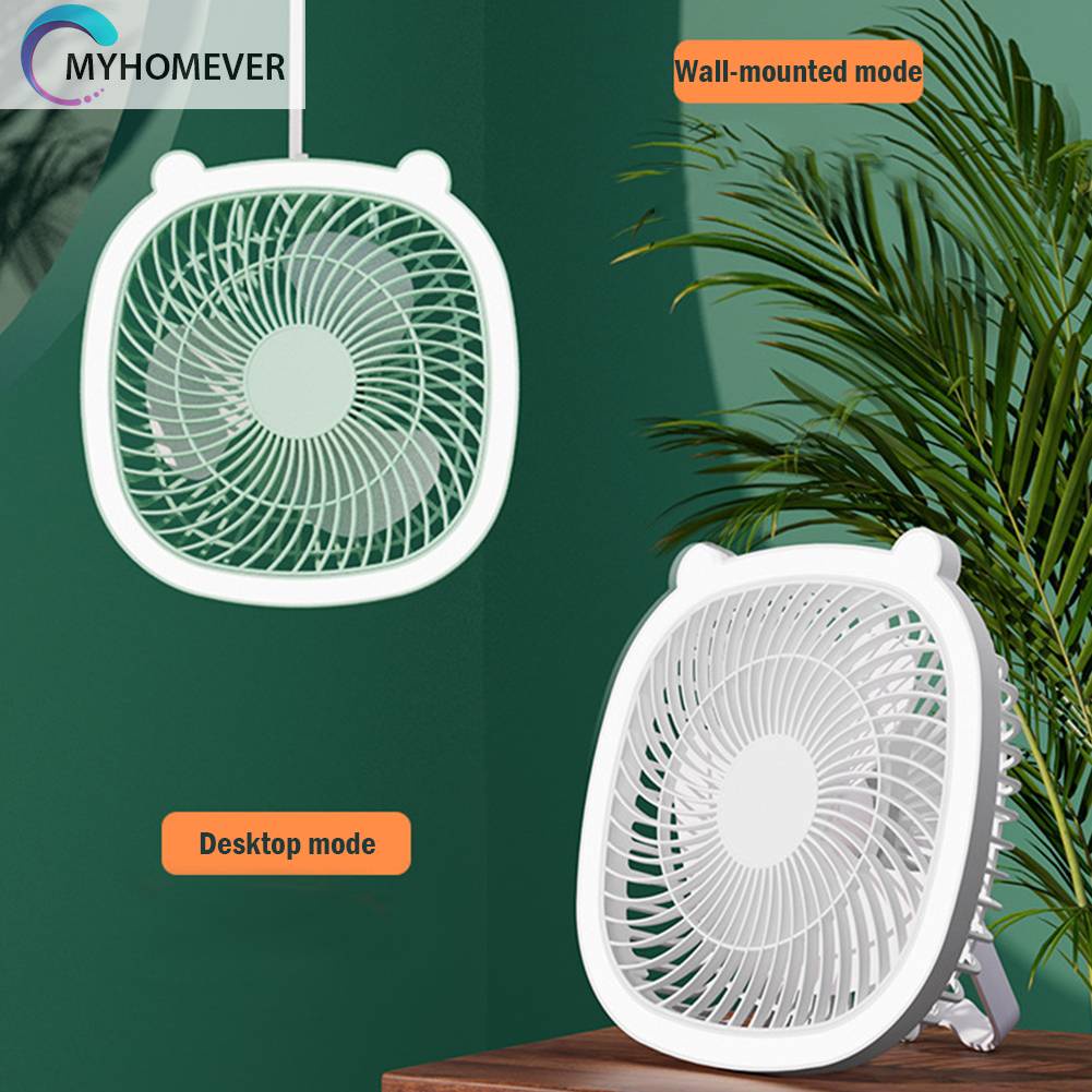 Quạt Điện Làm Mát 3 Tốc Độ 1200MAH Có Thể Gập Lại Cho Văn Phòng / Nhà Ở