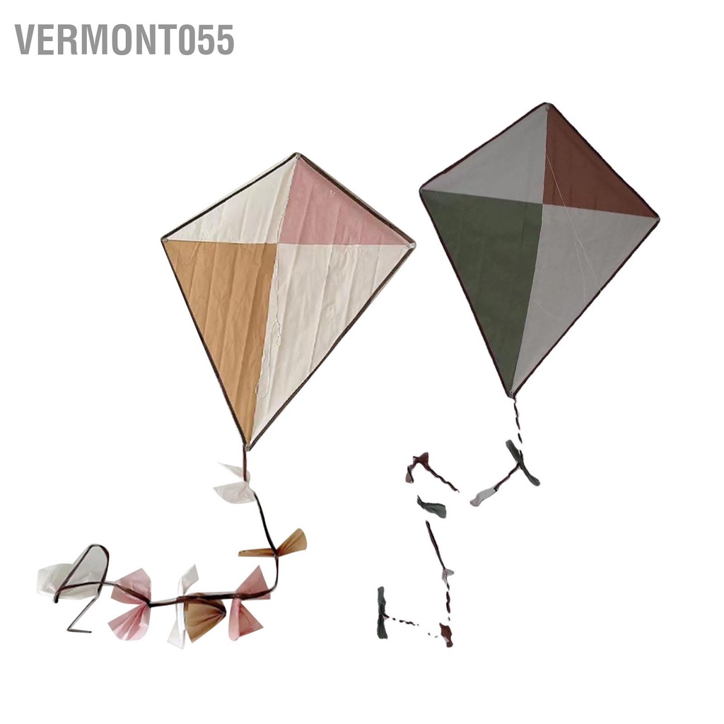 Vermont055 Diều một bánh 3D Cắt lắp ráp đơn giản Vintage kim cương cho trẻ em người lớn mới bắt đầu