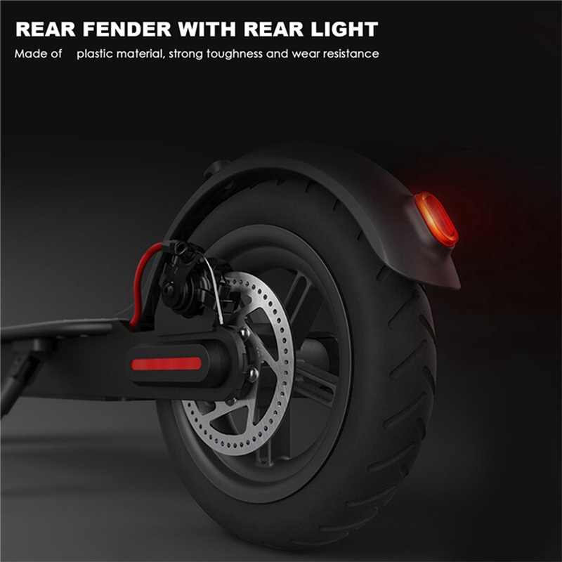 FENDER Tấm Chắn Bùn Phía Sau + Đèn Đuôi Thay Thế Cho Ván Trượt E Scooter Điện