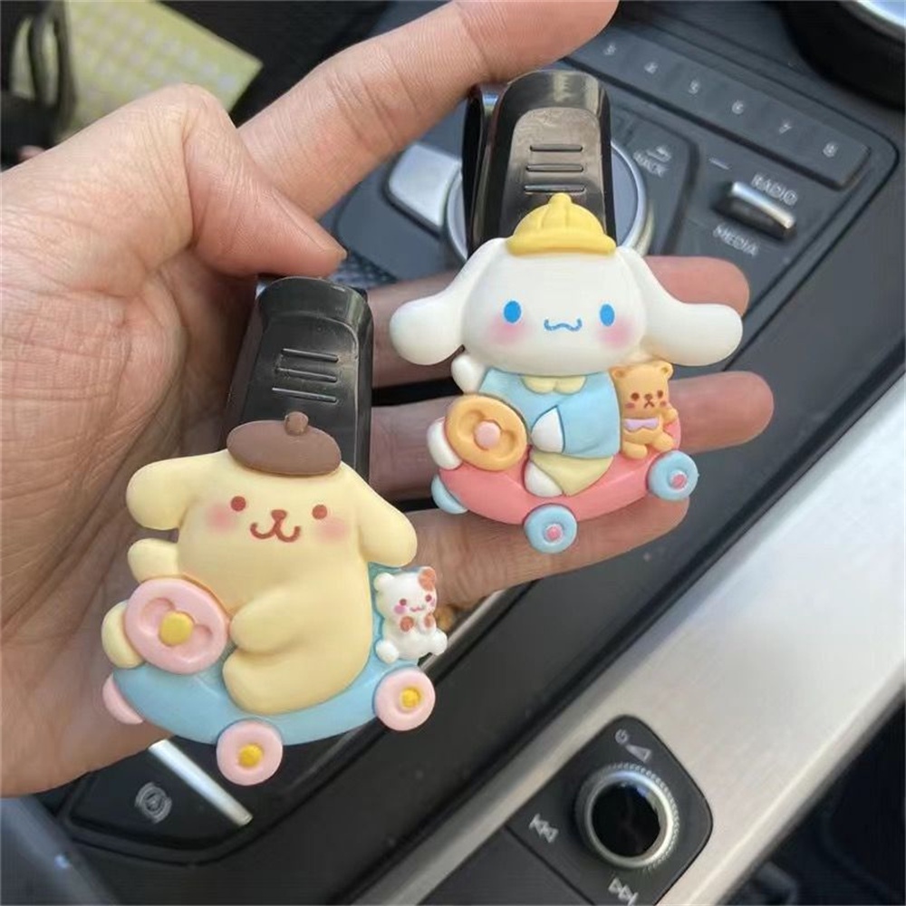 SANRIO Kẹp Giữ Mắt Kính / Thẻ Hình Kuromi Cinnamoroll Melody Hoạt Hình Trang Trí Nội Thất Xe Hơi