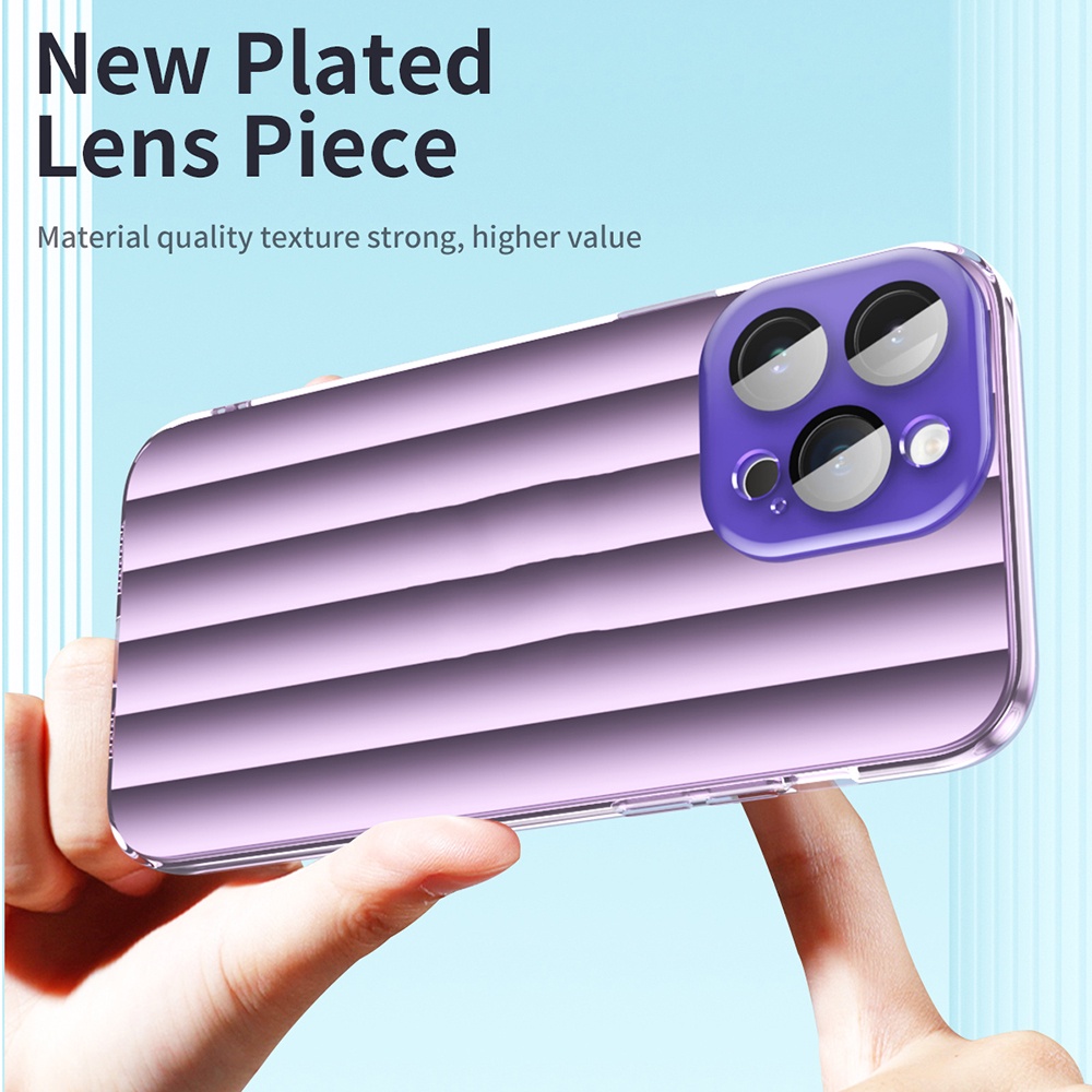 Ốp Điện Thoại TPU Mềm Chống Sốc Bảo Vệ Ống Kính Máy Ảnh Cho IPhone 11 12 13 14 Pro Max