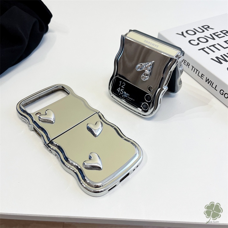 Ốp Điện Thoại TPU Mềm Chống Sốc Mạ Điện 3D Thời Trang Cho Samsung Galaxy Z Flip 4 Z Flip 3 Samsung Z Flip 4 Z Flip 3
