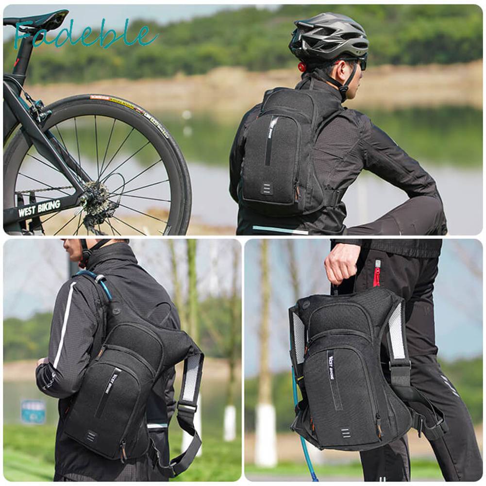 Túi Đeo Xe Đạp Leo Núi Dung Tích Lớn 10L Màu Đen Siêu Nhẹ