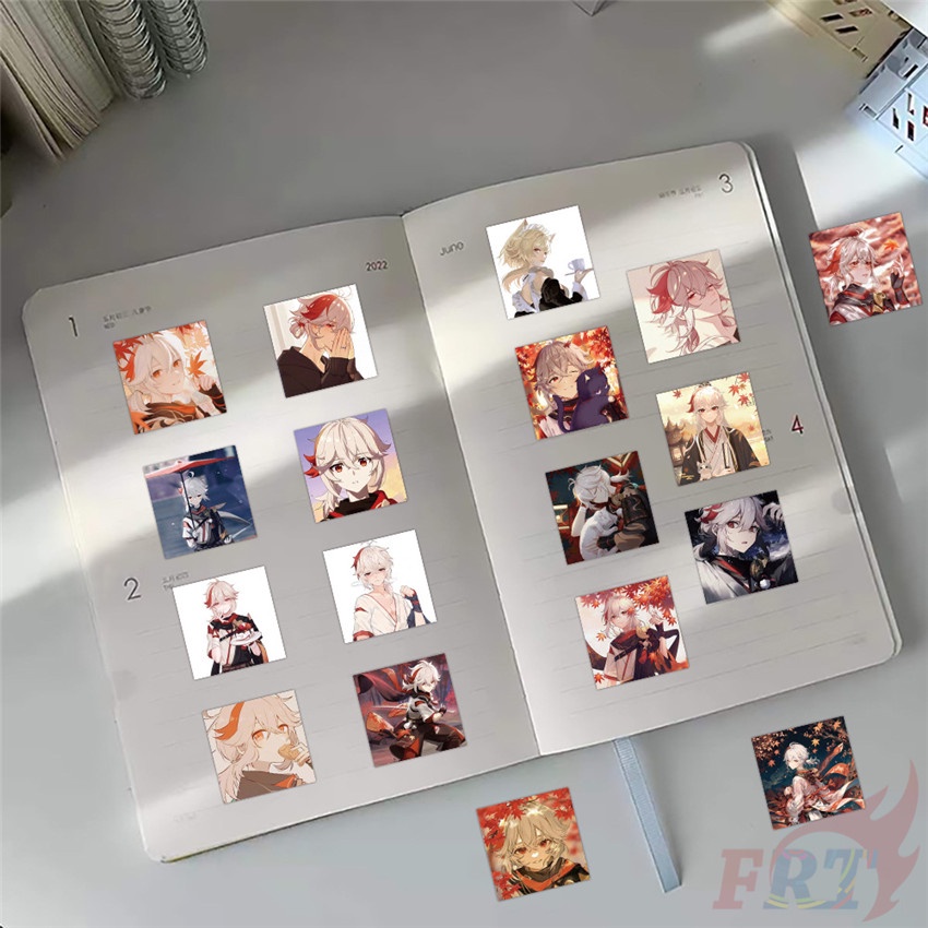 Set 60 / 60 Món Đồ Chơi Chất Lượng Cao ❉ Tác động của Genshin. Nhãn Dán Kaedehara Kazuha Series 01 ❉ Miếng Dán Đề Can Chống Nước Tự Làm Thời Trang