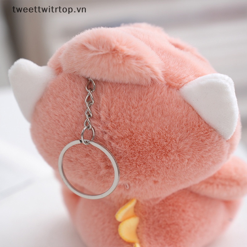 1 Móc Khóa Hình Đồ chơi nhồi bông 14cm Dễ Thương