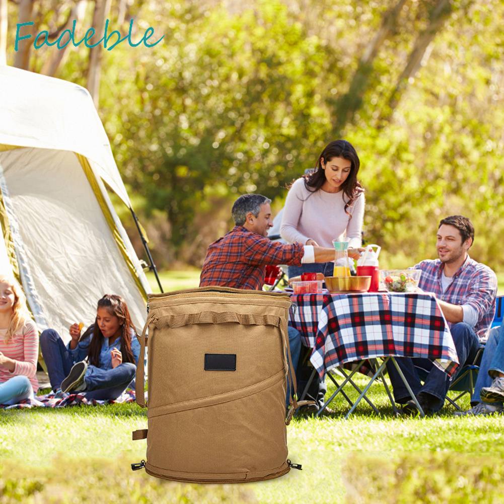 Túi Đựng Rác Chống Thấm Nước Có Thể Gấp Gọn Tiện Dụng Khi Đi Cắm Trại