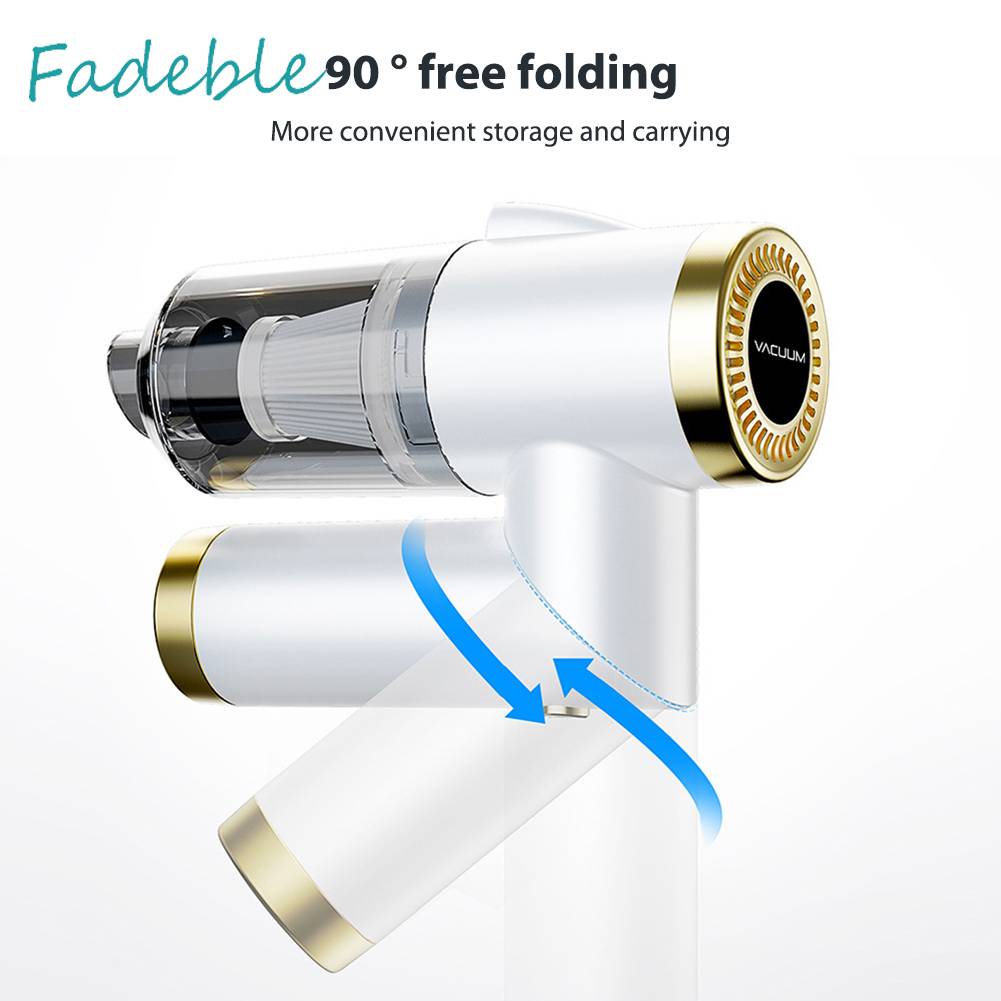 Máy Hút Bụi Mini Cầm Tay 120W 9000Pa Gấp Gọn Tiện Dụng Cho Xe Hơi