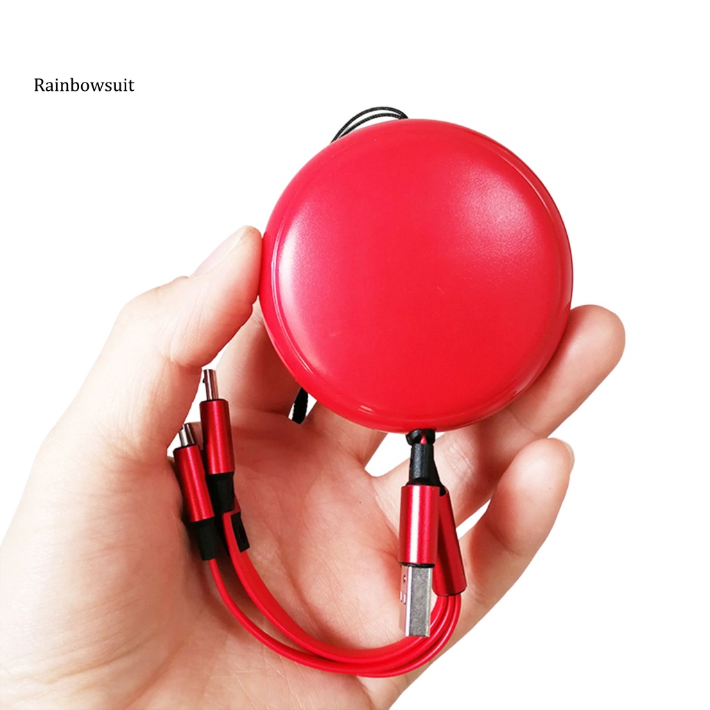 Dây Cáp Sạc 8Pin Micro USB Type-C Thông Dụng Có Thể Điều Chỉnh Cho Điện Thoại Trên Xe Hơi