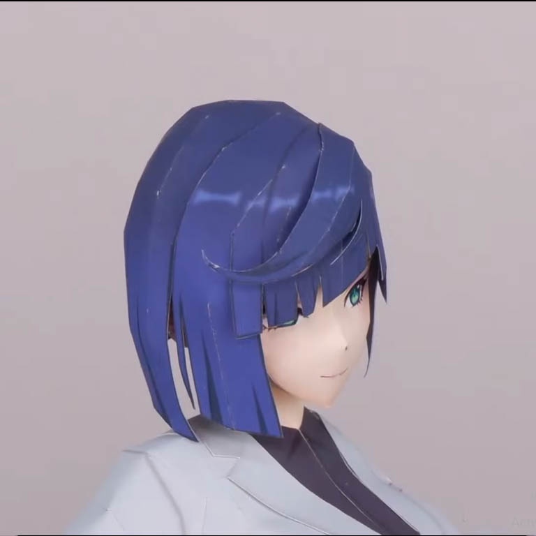 Mô hình giấy anime girl Anime Game  Yelan vest long sleeve