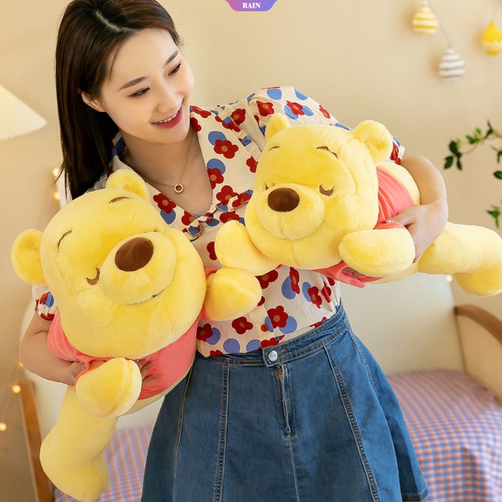 Gấu Pooh Nhồi Bông 45CM Bằng Cotton Dễ Thương Cho Bé Gái