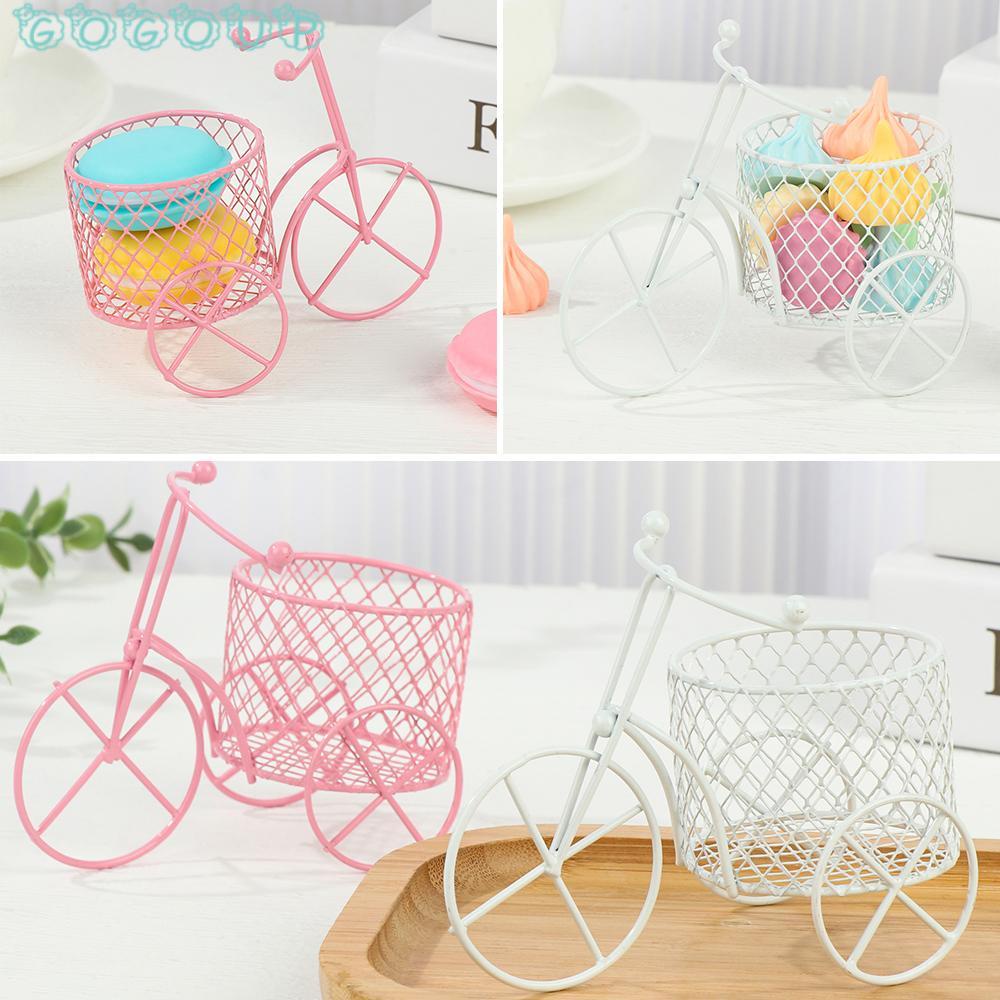 GOGOUP Giá Kim Loại Ba Tầng Đựng Kẹo / Trang Sức Trang Trí Nhà Cửa