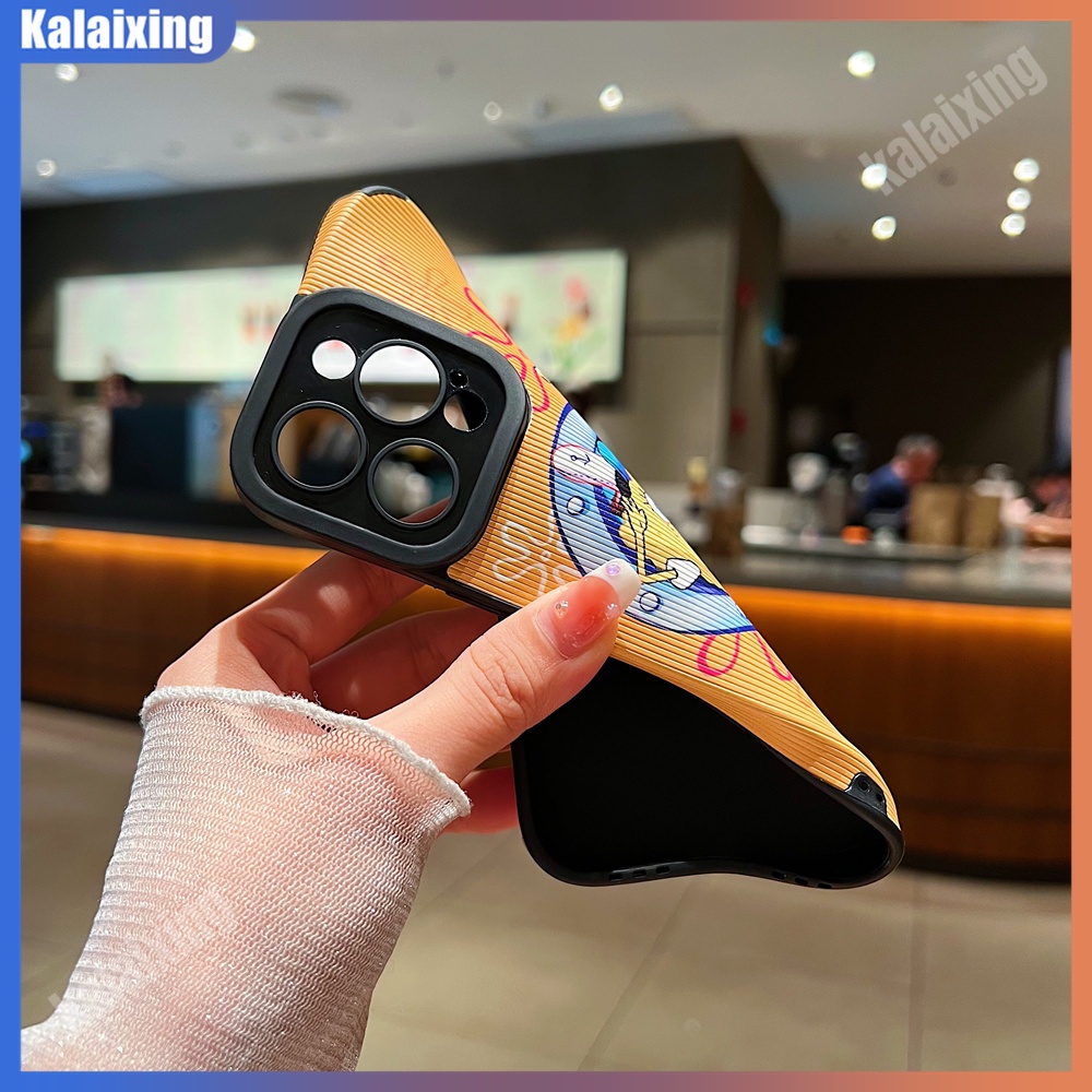 Ốp Điện Thoại Da Mềm In Hình SpongeBob Cho iPhone 14 Plus 13 Pro Max 12 Pro Max 11 Xs Max XR 7 8 Plus