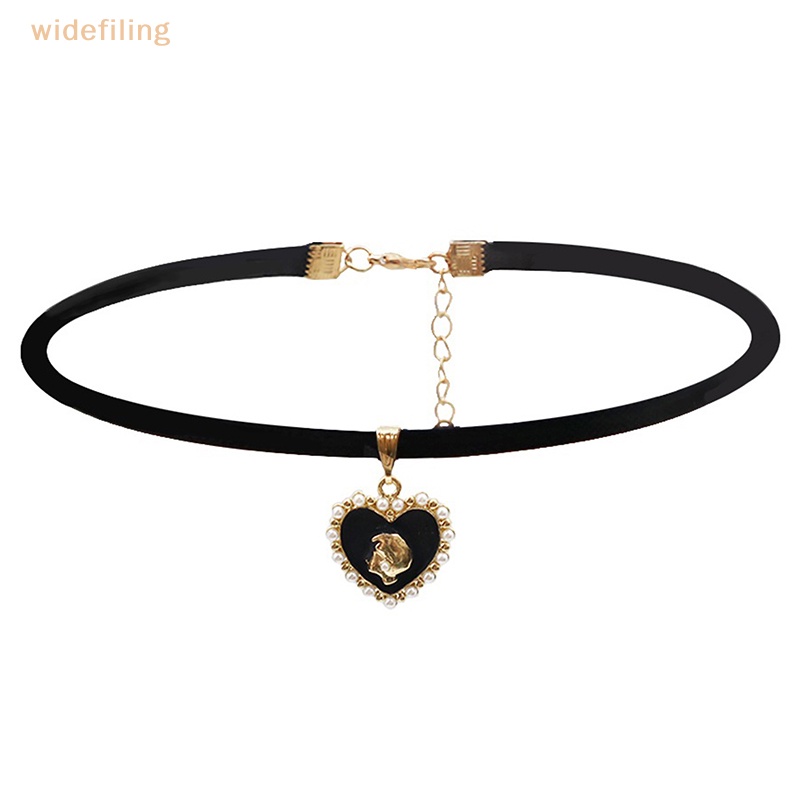Vòng Cổ Choker Da PU Màu Đen Phong Cách Gothic Cho Nữ