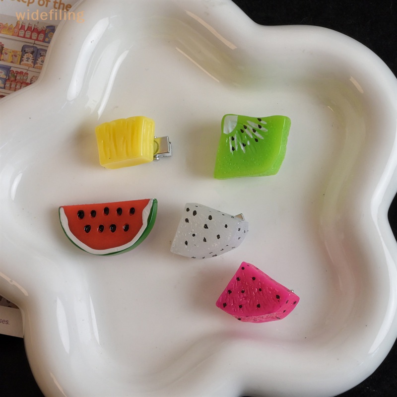 Kẹp Tóc Mái Bản Rộng Hình Trái Cây Dễ Thương Sáng Tạo Cho Nữ