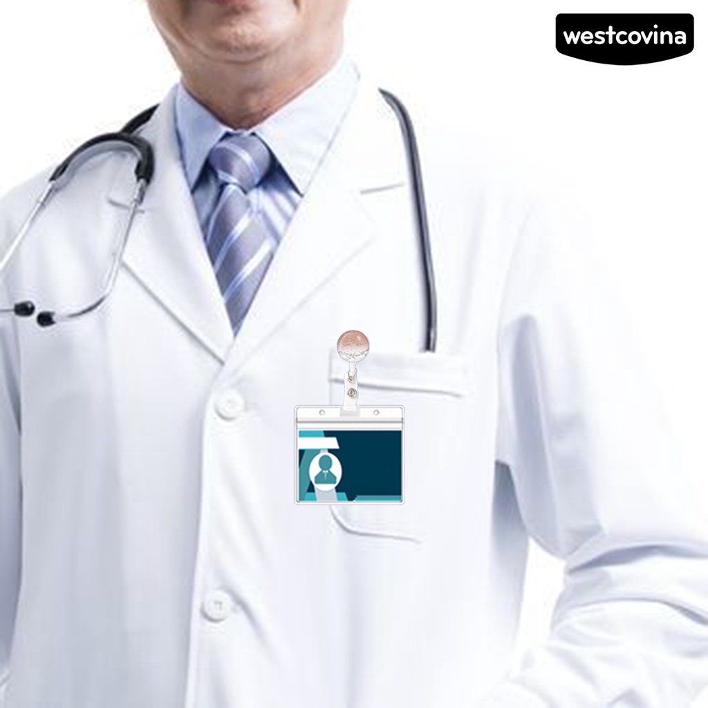 [WSTN]✎Vỏ Bọc Bảo Vệ Thẻ Tên Bền Bỉ Chống Thấm Nước Thiết Kế Vân Đá Cẩm