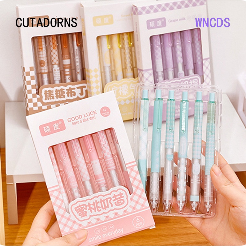 Hộp 6 Bút Chì Bấm Tự Động Dễ Thương Cho Học Sinh