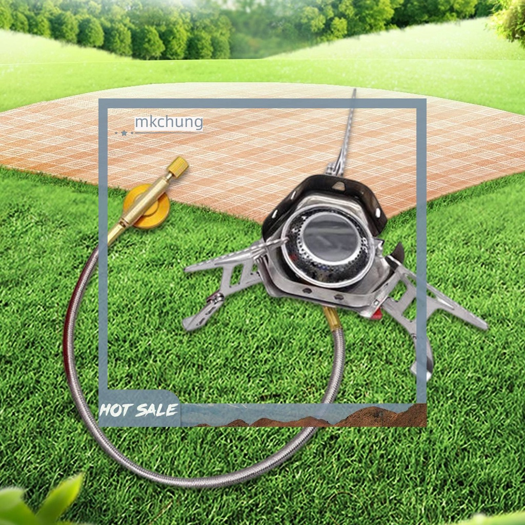 Bếp Gas Cắm Trại Siêu Nhẹ 4000W Có Thể Gấp Gọn Tiện Dụng