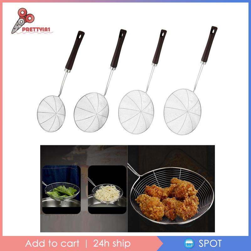 Vá Lưới Vớt Mì Bằng Thép Không Gỉ Tiện Dụng Cho Nhà Bếp