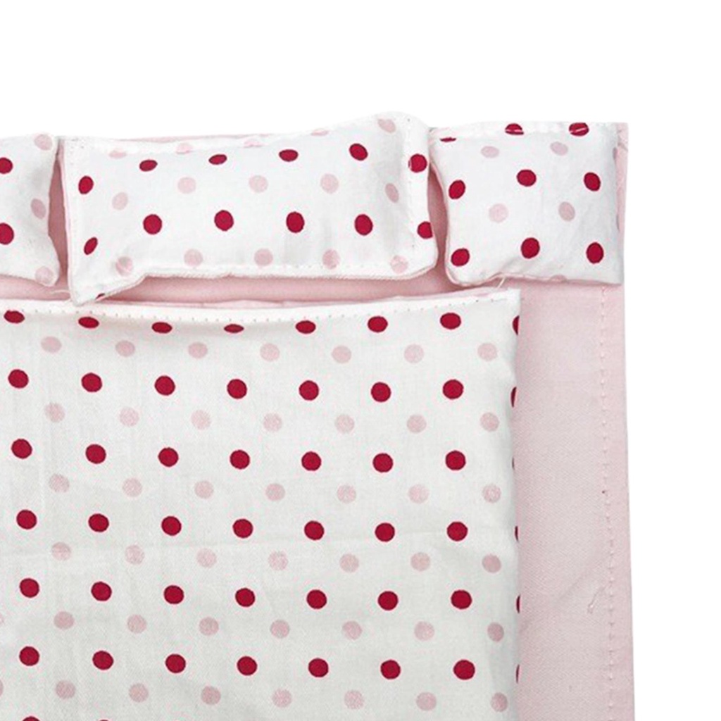 Giường Ngủ Mini Tỉ Lệ 1: 12 Kích Thước 6 inch Trang Trí Nhà Búp Bê