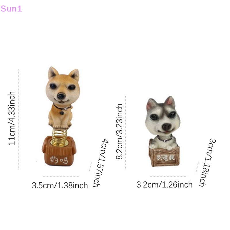 Sun1 &gt; Đồ Chơi Búp Bê Lắc Đầu Hình Chú Chó Dễ Thương Trang Trí Nội Thất Xe Hơi