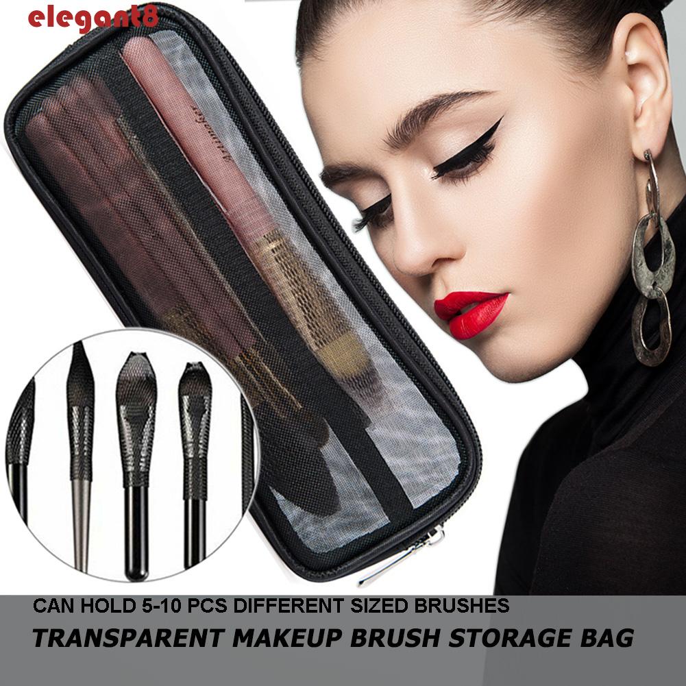 ELEGANT Túi Lưới Đựng Đồ Trang Điểm Đa Năng Thoáng Khí Cho Nam Nữ