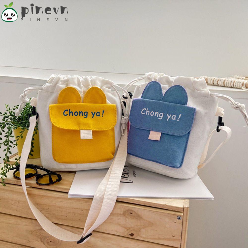 PINEVN Túi Tote Đeo Vai Cỡ Lớn Thiết Kế Dễ Thương Thời Trang