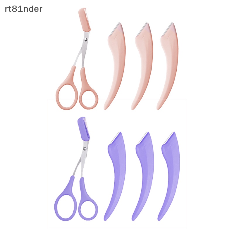 Bộ 1 / 2 / 3 Kéo Cắt Tỉa Lông Mày Tiện Dụng Cho Nữ