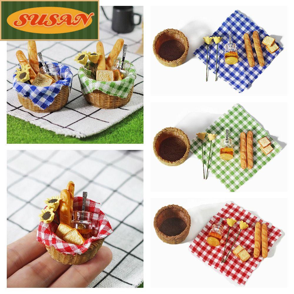 SUSANS Giỏ Bánh Mì Đồ Chơi Búp Bê Cỡ 1 / 6 / 1 / 12