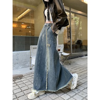 Chân váy chân váy bò váy nữ chân váy chữ a 2023 new style jl0774