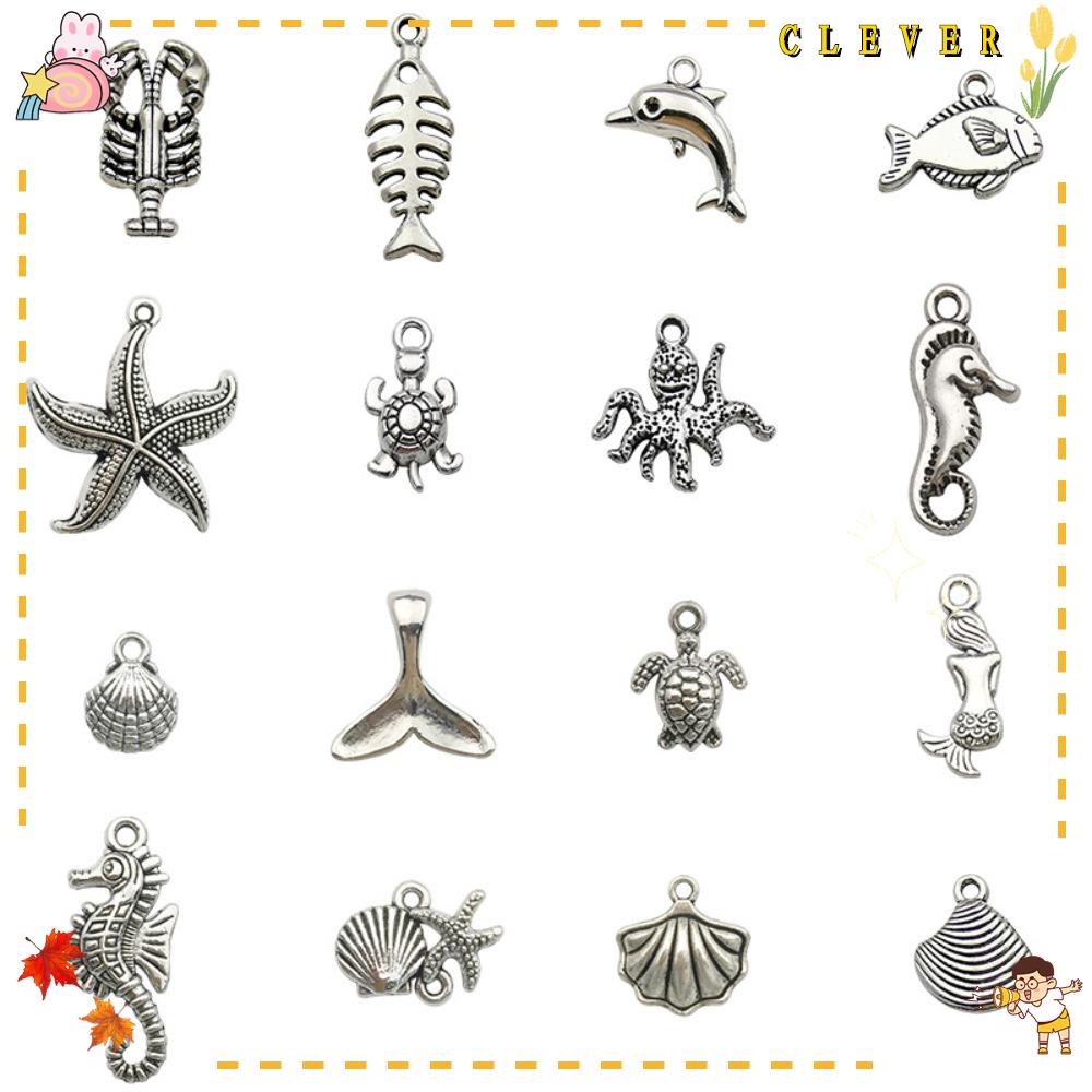 CLEVER Set 105 Mặt Dây Chuyền Hình Sinh Vật Biển Nhiều Kiểu