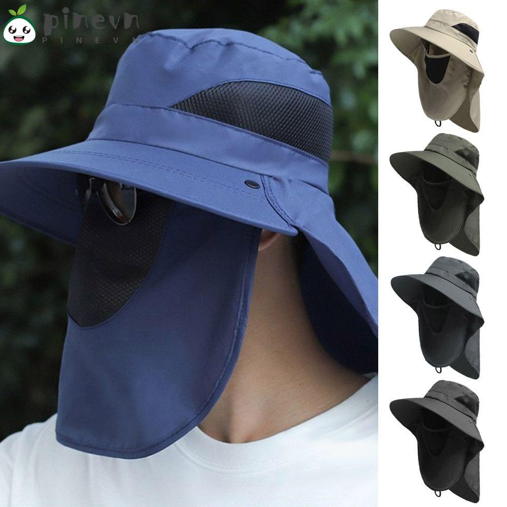 PINEVN Mũ Câu Cá Kèm Mặt Nạ Chống Nắng Cao Cấp Thời Trang Dành Cho Cả Nam Và