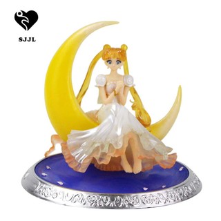 Sjjl sailor moon mô hình thủy thủ mặt trăng bằng pvc trang trí bánh kem