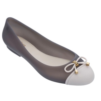 Giày Búp Bê melissa Thắt Nơ Hai Màu Phong Cách Mới 2020 Cho Nữ