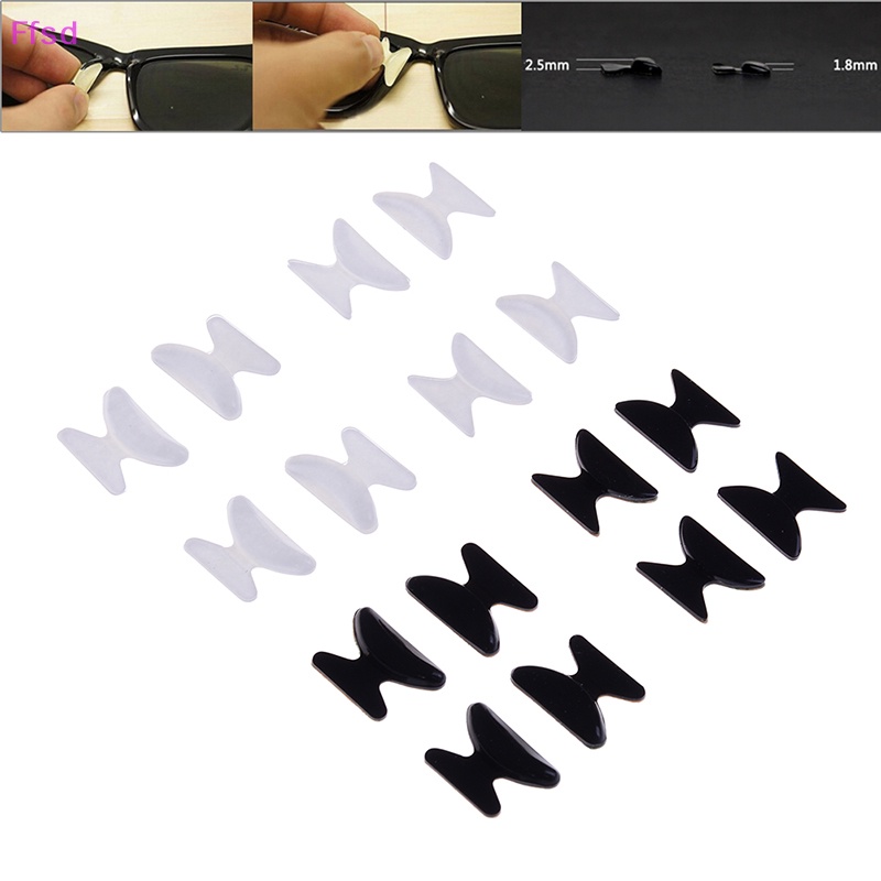 Bộ 2 Cặp Đệm Mũi silicone 2.5mm / 1.8mm Chống Trượt Cho Mắt Kính