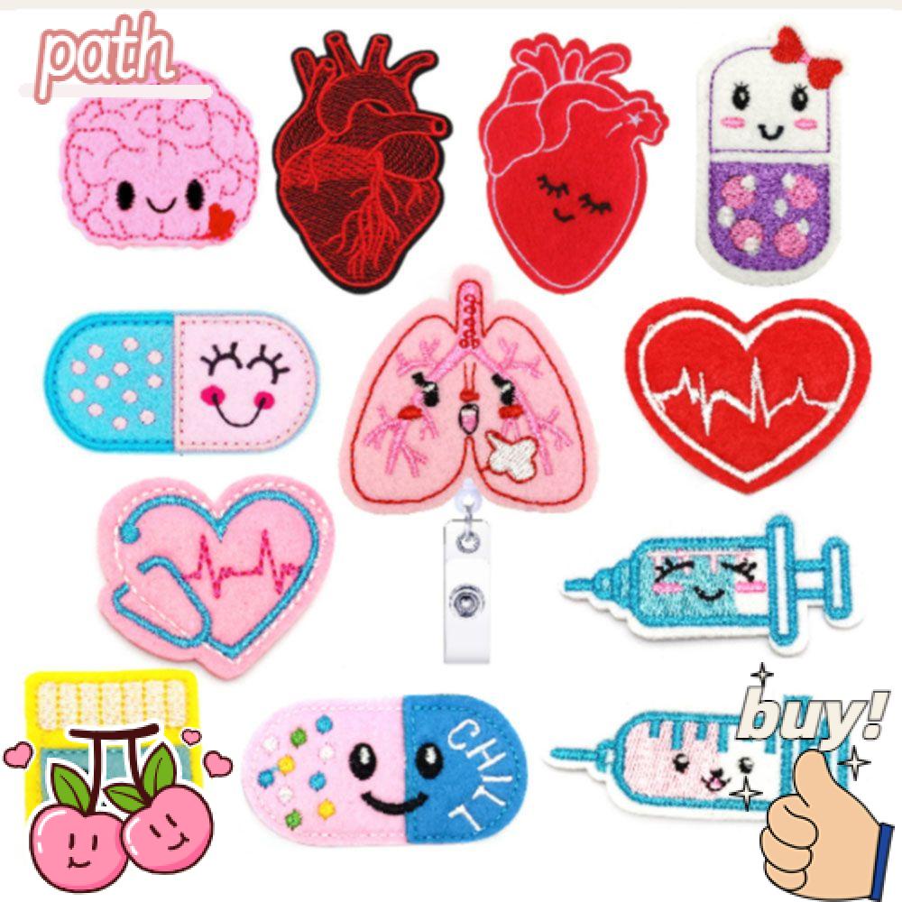 PATH Cuộn Kẹp Bác Sĩ Exhibiton ​Thẻ Tên Y Tá Xinh Xắn Chất Lượng