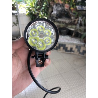 Đèn Trợ Sáng LED L6 Ngắn Loại 1 Cao Cấp – Siêu Sáng, Chống Nước Tuyệt Đối – Full Phụ Kiện Gắn Mọi Dòng Xe