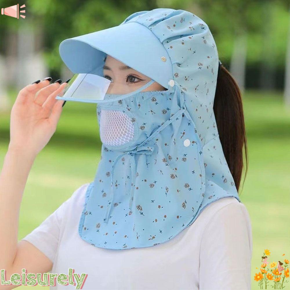 LEILY Mũ Rộng Vành Chống Nắng Thoáng Khí Thời Trang Mùa Hè