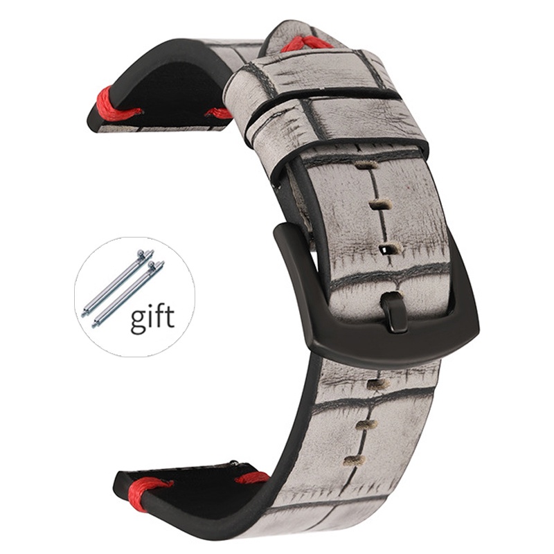 Dây Đeo Bằng Da Thật 20mm 22mm Cho Đồng Hồ Seiko Huawei GT3 / 2
