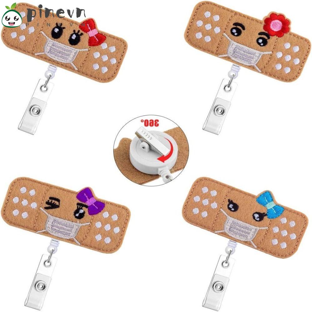 PINEVN Set 4 Móc Chìa Khóa ABS Có Thể Thu Gọn Siêu Bền Tiện Dụng Cho Y Tá / Y Tá