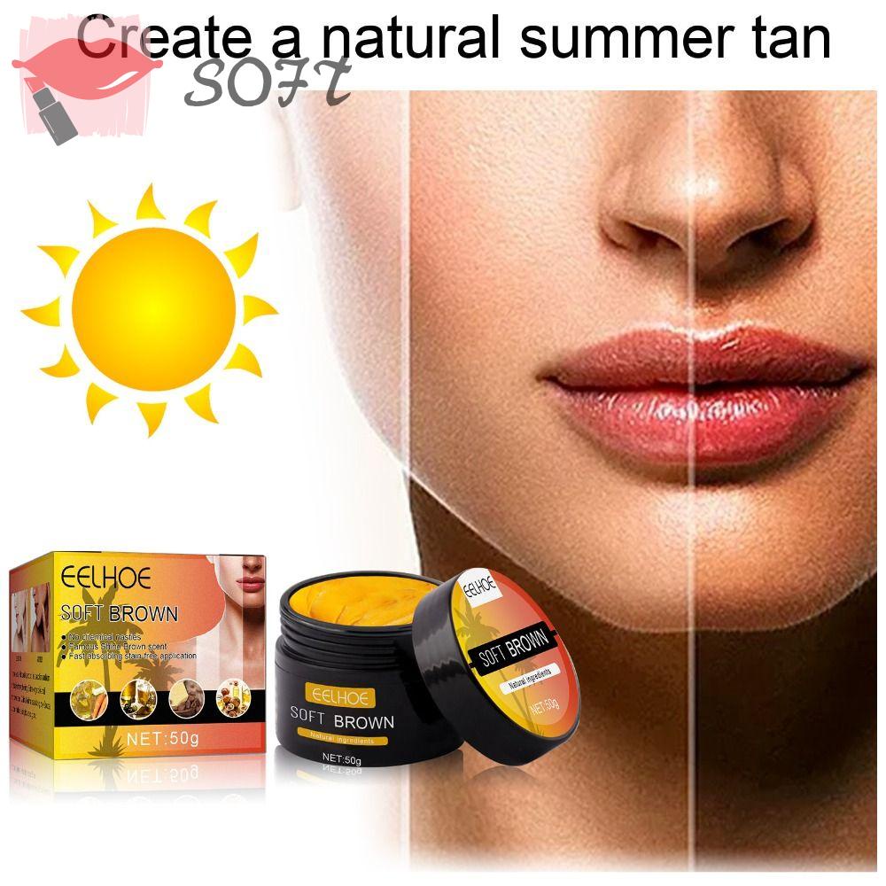 SOFTNESS Kem Làm Nâu Da Tự Nhiên Dùng Ngoài Trời