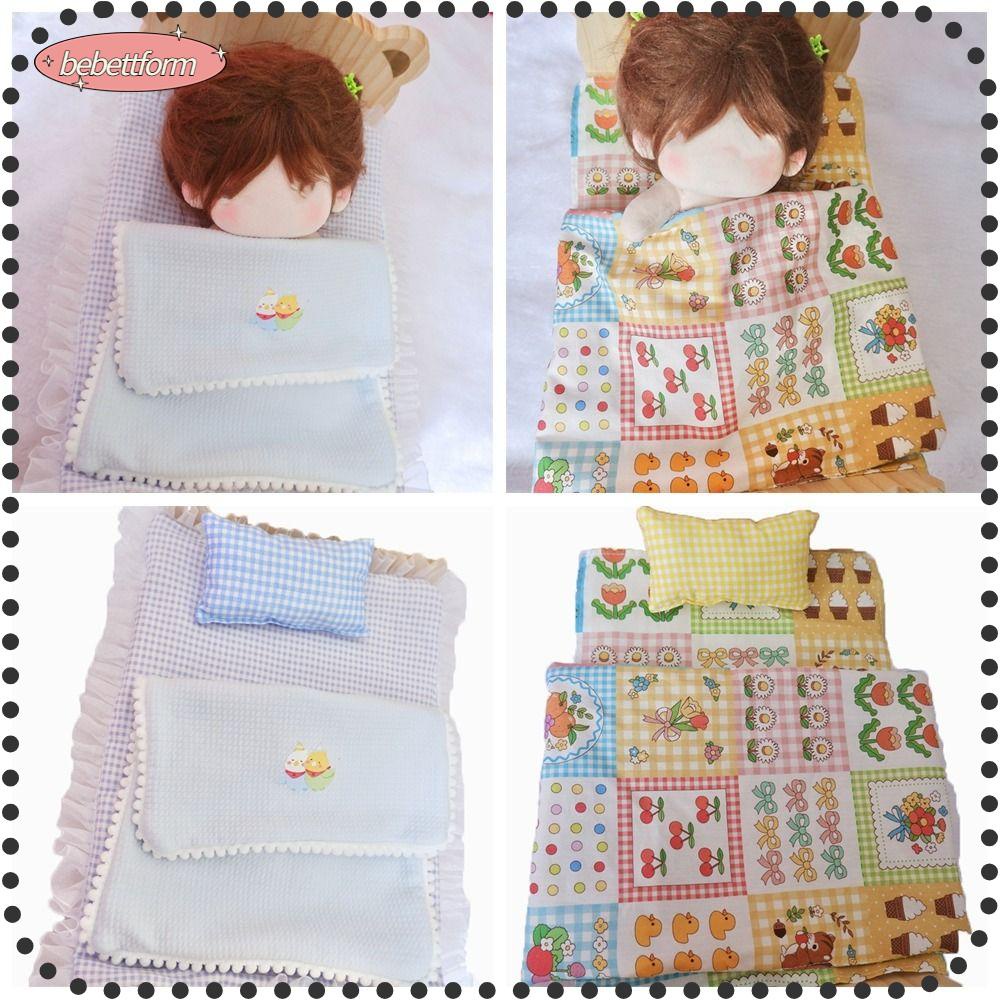 BEBETTERM Set 3 Búp Bê Em Bé Đang Ngủ Hoạt Hình Dễ Thương 20CM