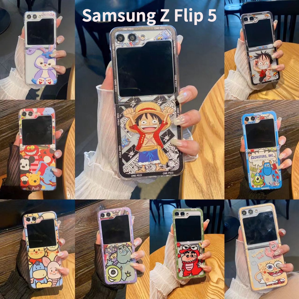 Ốp Điện Thoại Cứng Chống Sốc Họa Tiết Hoạt Hình One Piece Cho Samsung Galaxy Z Flip 5 Samsung Galaxy
